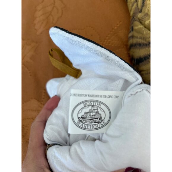 Vintage Tabby Cat Oven Mitt Glove Boston Warehouse 1992 - Picture 4 of 5